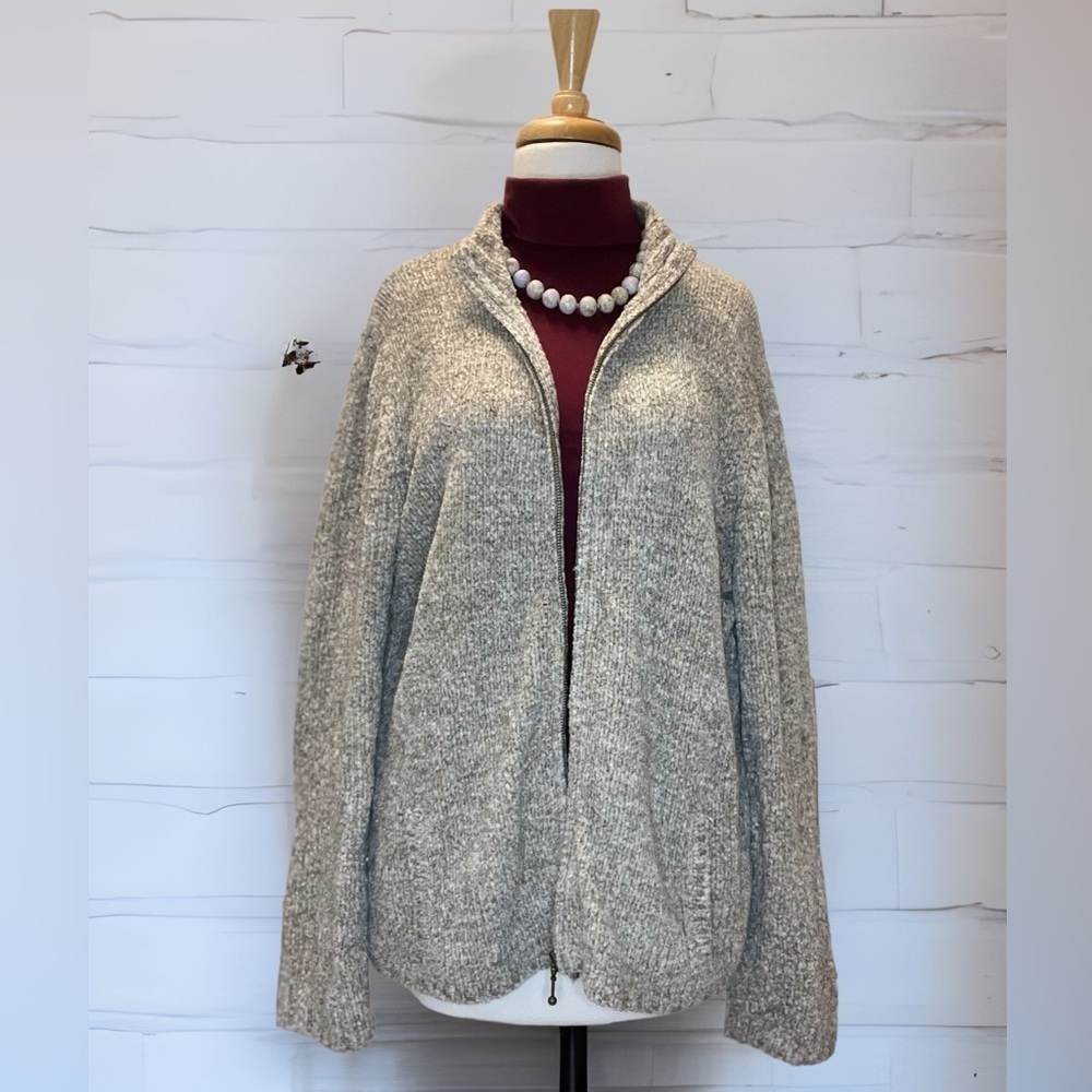 𝅺GRAY Coat Zipper up by Croft & Barrow